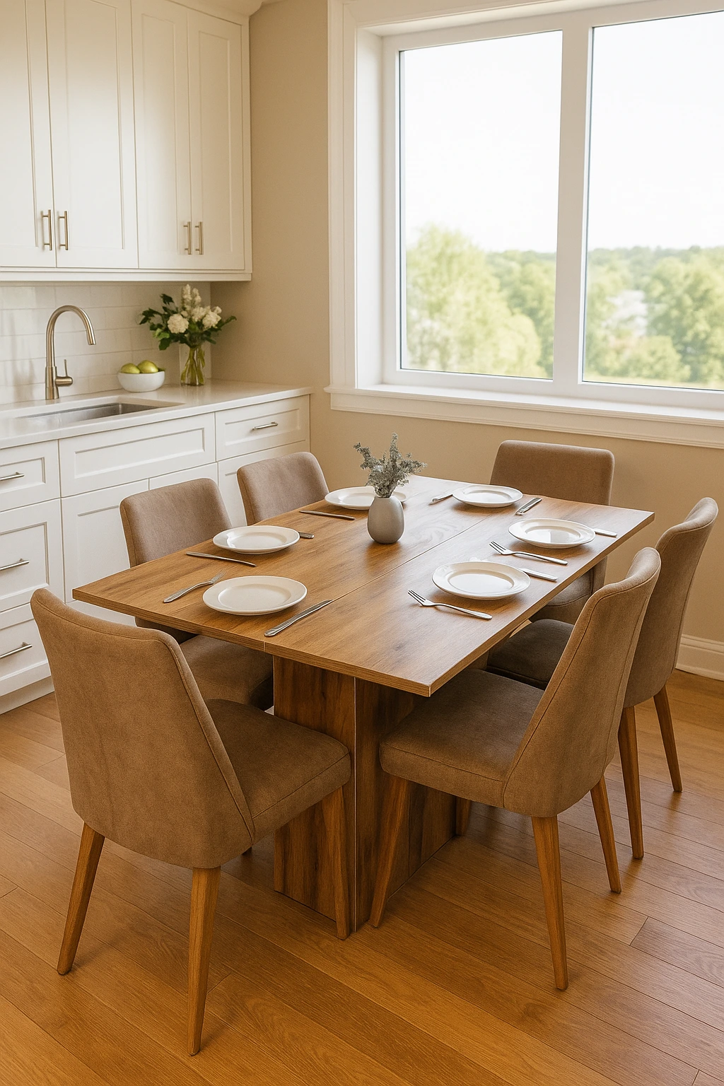 میز ناهار خوری کم جا آشپزخانه کوچک