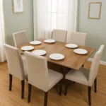 میز ناهار خوری کم جا مدرن