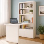 میز تاشو تحریر سفید